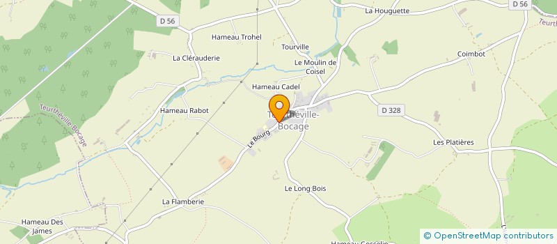 localisation de l'entreprise MADAME JUSTINE LAFFAITEUR  TEURTHEVILLE-BOCAGE