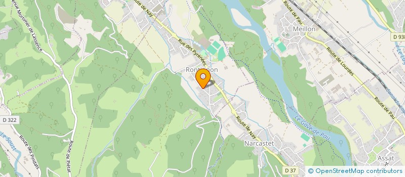 localisation de l'entreprise MADAME JUSTINE LAFITTE  RONTIGNON