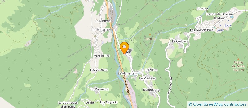 localisation de l'entreprise MADAME JUSTINE LAGORCE  LE BIOT