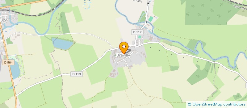 localisation de l'entreprise MADAME JUSTINE LAMARLE  BREVILLY