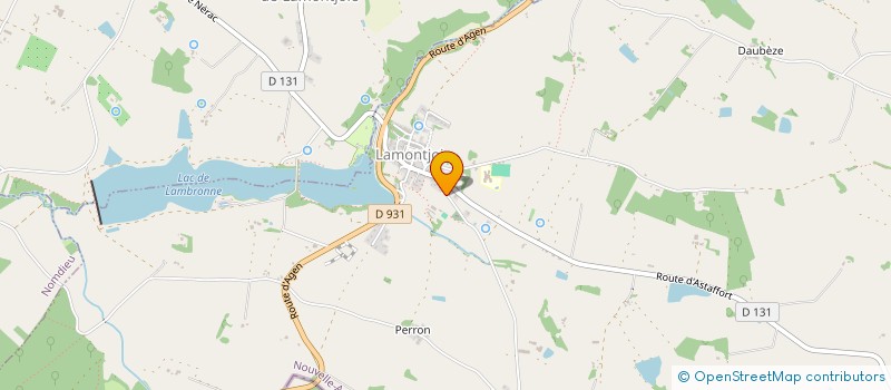 localisation de l'entreprise MADAME JUSTINE LAMARQUE  LAMONTJOIE