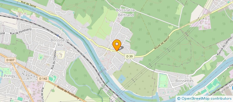 localisation de l'entreprise MADAME JUSTINE LAMIRAND  BOISSISE-LA-BERTRAND