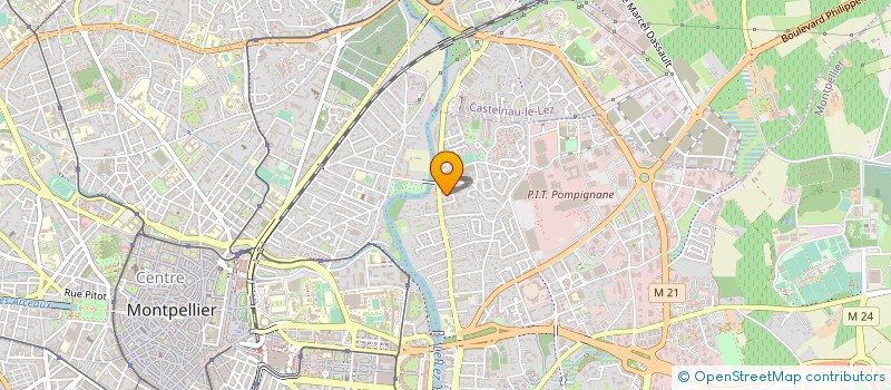 localisation de l'entreprise MADAME JUSTINE LANCHAS  MONTPELLIER