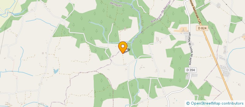 localisation de l'entreprise MADAME JUSTINE LANDRIEAU  SAINT-MAURICE-SUR-ADOUR