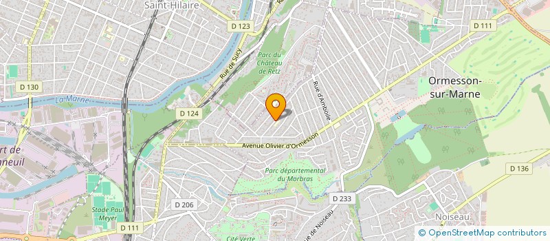 localisation de l'entreprise MADAME JUSTINE LANOE  ORMESSON-SUR-MARNE