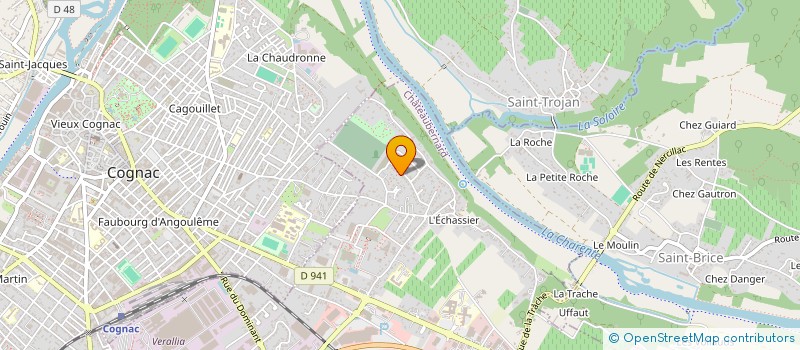 localisation de l'entreprise MADAME JUSTINE LASSAUX à CHATEAUBERNARD