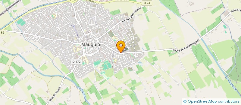 localisation de l'entreprise MADAME JUSTINE LAVEN  MAUGUIO