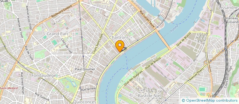 localisation de l'entreprise MADAME JUSTINE LE BOT  BORDEAUX