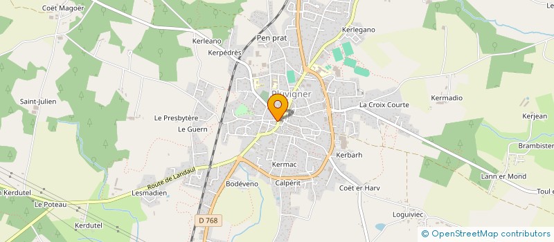 localisation de l'entreprise MADAME JUSTINE LE FEE  PLUVIGNER