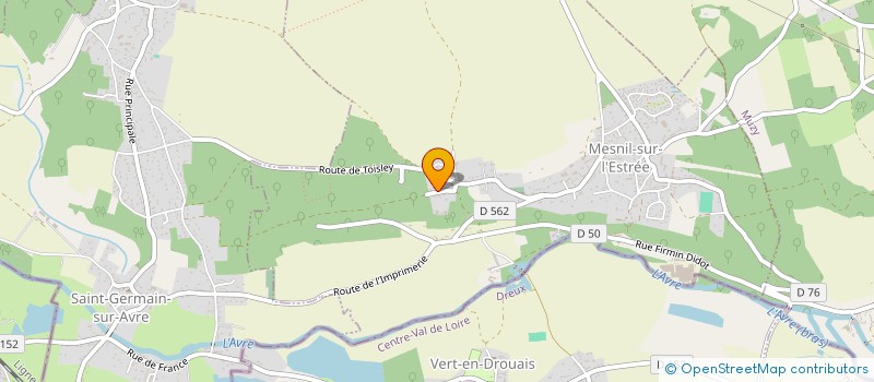 localisation de l'entreprise MADAME JUSTINE LEBLANC  MESNIL-SUR-L'ESTREE