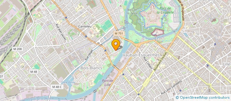 localisation de l'entreprise MADAME JUSTINE LEFEBVRE  LILLE