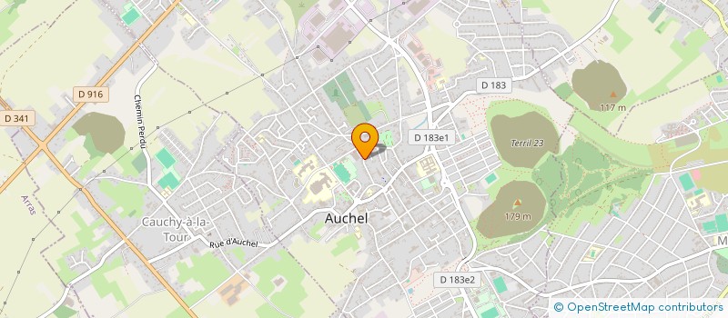 localisation de l'entreprise MADAME JUSTINE LEFEBVRE  AUCHEL