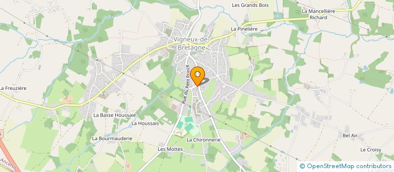 localisation de l'entreprise MADAME JUSTINE LEFEVRE  VIGNEUX-DE-BRETAGNE