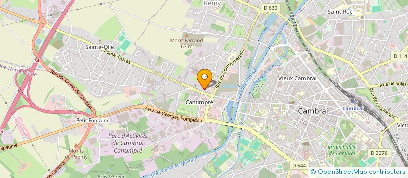 localisation de l'entreprise MADAME JUSTINE LEGRAND  RUMILLY-EN-CAMBRESIS