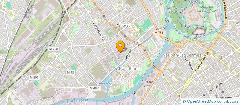 localisation de l'entreprise MADAME JUSTINE LEGRAND à LILLE