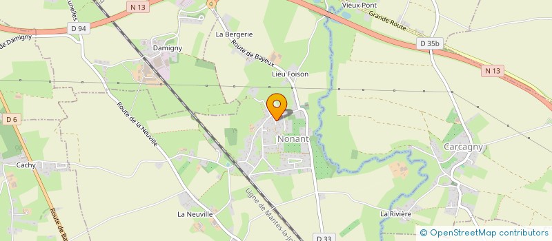 localisation de l'entreprise MADAME JUSTINE LEMARDELEY  NONANT