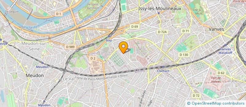 localisation de l'entreprise MADAME JUSTINE LENROUILLY à ISSY-LES-MOULINEAUX