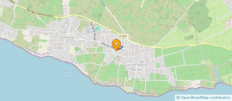 localisation de l'entreprise MADAME JUSTINE LEPERLIER  SAINTE-MARIE-DE-RE