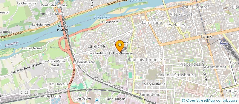 localisation de l'entreprise MADAME JUSTINE LEQUART  CHINON