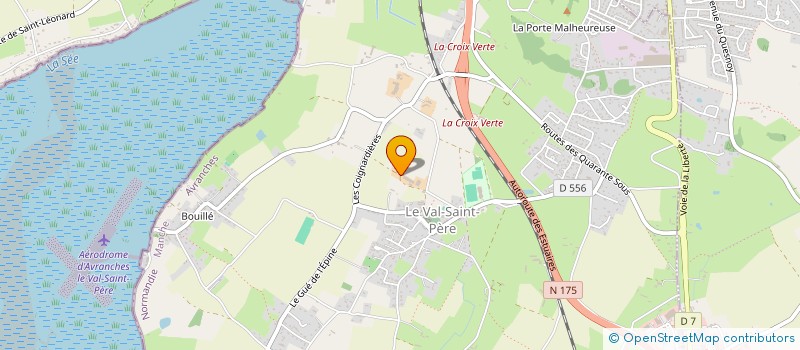 localisation de l'entreprise MADAME JUSTINE LERCHE  LE VAL-SAINT-PERE