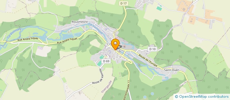 localisation de l'entreprise MADAME JUSTINE LEROUY  VALMONT