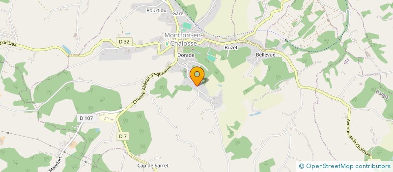 localisation de l'entreprise MADAME JUSTINE LEROY  MONTFORT-EN-CHALOSSE