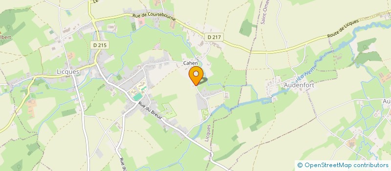 localisation de l'entreprise MADAME JUSTINE LESENNE  LICQUES