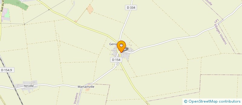 localisation de l'entreprise MADAME JUSTINE LEVEILLARD à LES VILLAGES VOVEENS