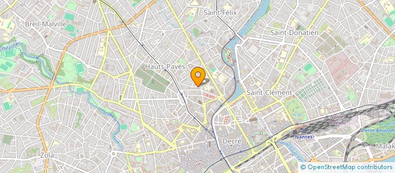 localisation de l'entreprise MADAME JUSTINE LINO  NANTES