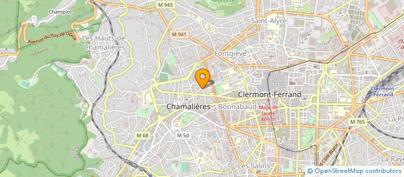 localisation de l'entreprise MADAME JUSTINE LOISEAU à CHAMALIERES