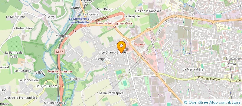 localisation de l'entreprise MADAME JUSTINE LOISEAU  SAINT-CYR-SUR-LOIRE