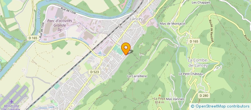 localisation de l'entreprise MADAME JUSTINE LOISON  LE VERSOUD