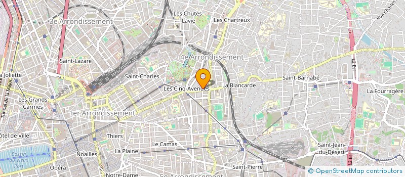 localisation de l'entreprise MADAME JUSTINE LOMINET à MARSEILLE