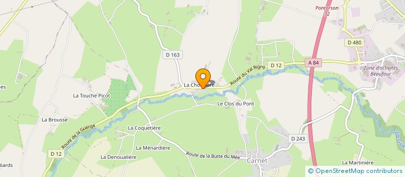 localisation de l'entreprise MADAME JUSTINE LOUIS  SAINT-JAMES