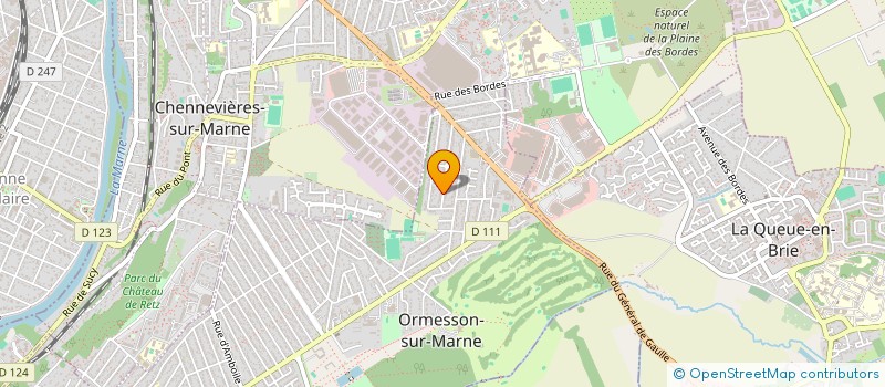 localisation de l'entreprise MADAME JUSTINE LOUIS-GABRIEL-AIME à ORMESSON-SUR-MARNE