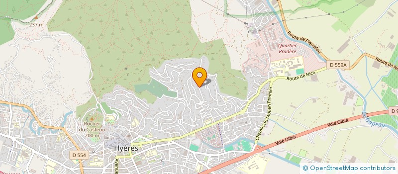 localisation de l'entreprise MADAME JUSTINE-LOUISE RODET à HYERES