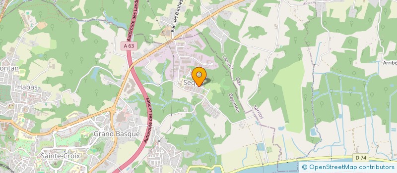 localisation de l'entreprise MADAME JUSTINE LOURENCO  ANGLET