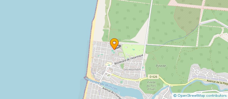 localisation de l'entreprise MADAME JUSTINE LOURTIES  MIMIZAN