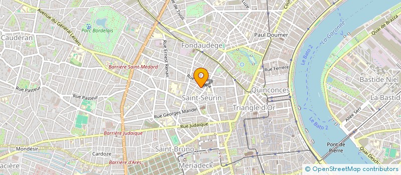 localisation de l'entreprise MADAME JUSTINE LOUVET  BORDEAUX