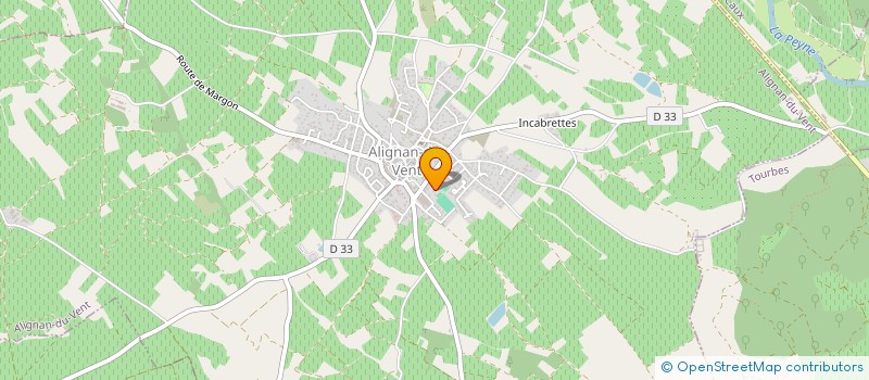 localisation de l'entreprise MADAME JUSTINE LUCAS  ALIGNAN-DU-VENT