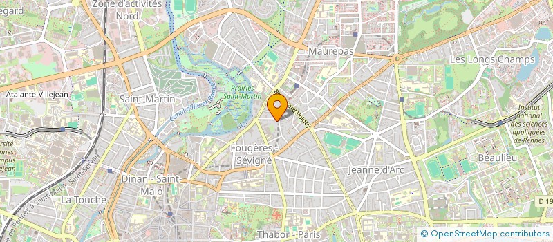 localisation de l'entreprise MADAME JUSTINE LUCAS  RENNES