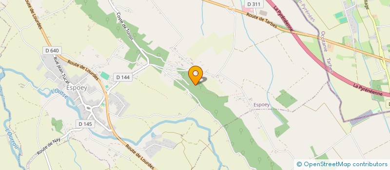 localisation de l'entreprise MADAME JUSTINE LUNEL  ESPOEY