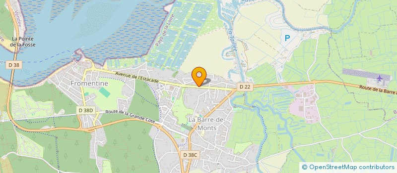 localisation de l'entreprise MADAME JUSTINE MACE  LA BARRE-DE-MONTS