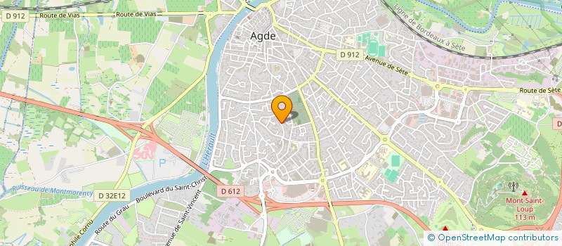 localisation de l'entreprise MADAME JUSTINE MALHURET à AGDE
