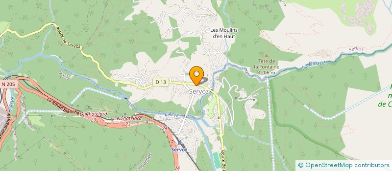 localisation de l'entreprise MADAME JUSTINE MALLEVAYS  CHAMONIX-MONT-BLANC