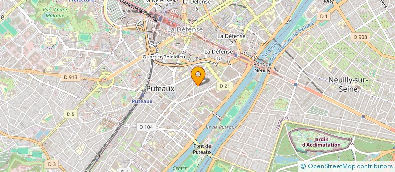 localisation de l'entreprise MADAME JUSTINE MALOISEAUX  PUTEAUX