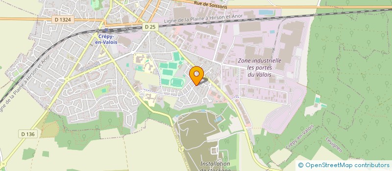 localisation de l'entreprise MADAME JUSTINE MARCHAND  CREPY-EN-VALOIS