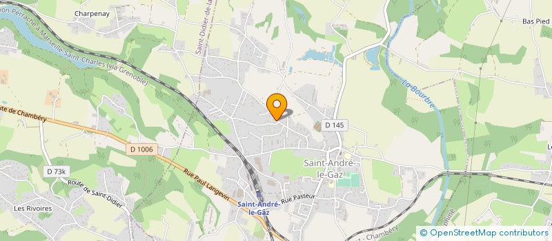 localisation de l'entreprise MADAME JUSTINE MARILLET à SAINT-ANDRE-LE-GAZ