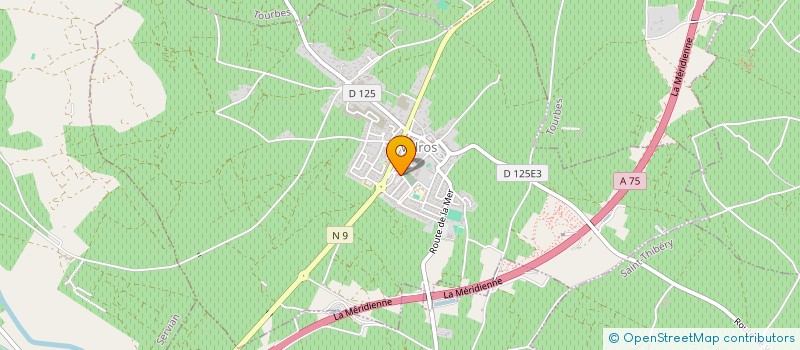 localisation de l'entreprise MADAME JUSTINE MARIN  VALROS