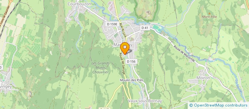 localisation de l'entreprise MADAME JUSTINE MARQUES  MACORNAY